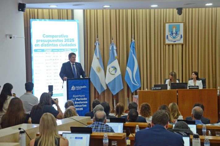 Mariano Gaido brindó su discurso basado en ejes clave para la gestión / Foto