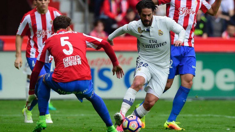 Un Isco brillante le dio la victoria al Real Madrid ante el Sporting