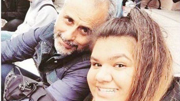 Emocionado. Nadie te puede derrotar, le dijo el periodista en las redes a Morena.