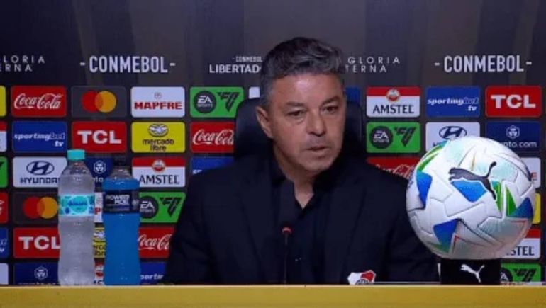 La furia de Marcelo Gallardo con un periodista tras el pase a cuartos de final de Libertadores