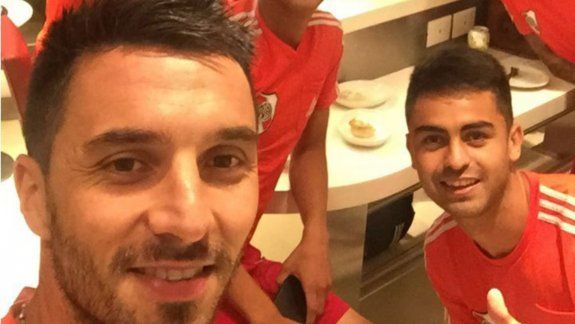 El plantel partió anoche en distintos vuelos.