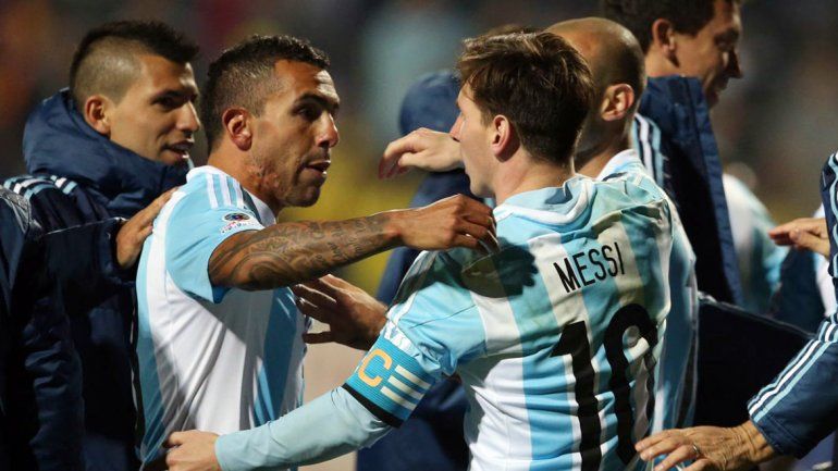 Carlitos y Leo en la Selección.