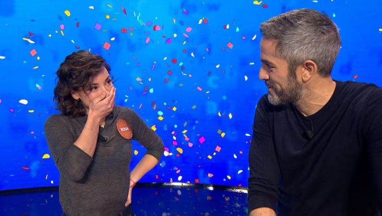 La concursante argentina celebró su victoria en Pasapalabra después de más de 300 emisiones y meses de preparación intensiva.