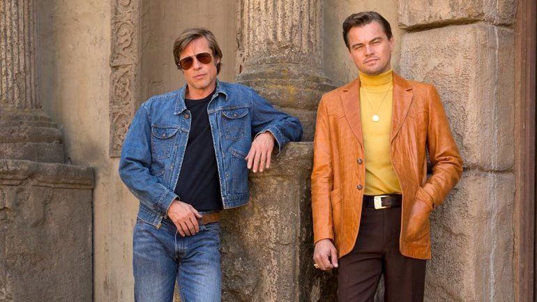 El nuevo look vintage de Brad Pitt y DiCaprio