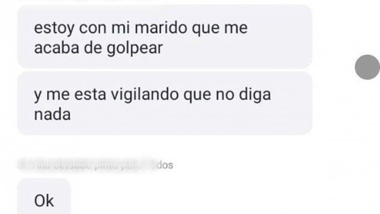 Este es el chat en Zoom donde confiesa lo ocurrido