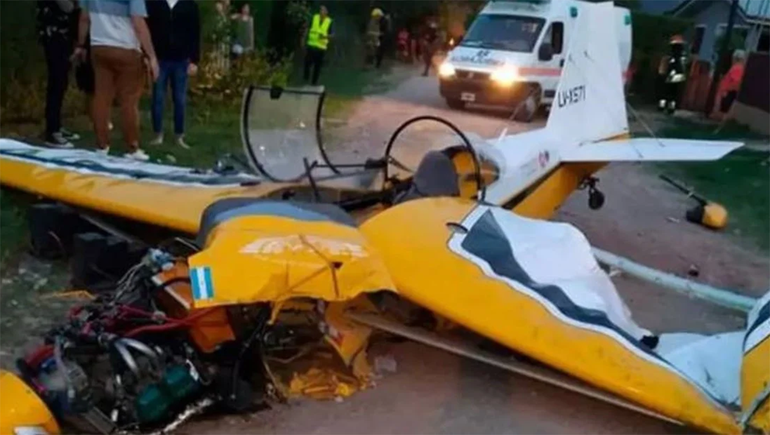 Construyó una avioneta y murió al estrellarse en el vuelo de prueba