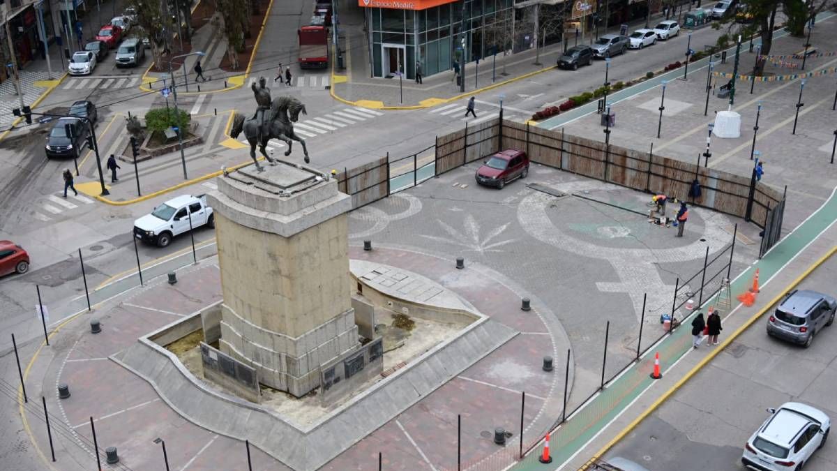 ¿Por qué está cercado el Monumento a San Martín? La Municipalidad explicó las obras que se realizan