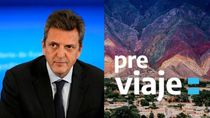 Sergio Massa explicó que el PreViaje impacta en un montón de empresas y es un sistema en el cual le financiamos parte de lo que gasta la gente en el turismo interno de la Argentina. Sergio Massa explicó que el PreViaje impacta en un montón de empresas y es un sistema en el cual le financiamos parte de lo que gasta la gente en el turismo interno de la Argentina.