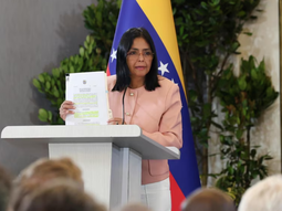 Delcy Rodríguez fue categórica a la hora de responderle a Donld Trump. Delcy Rodríguez fue categórica a la hora de responderle a Donld Trump.