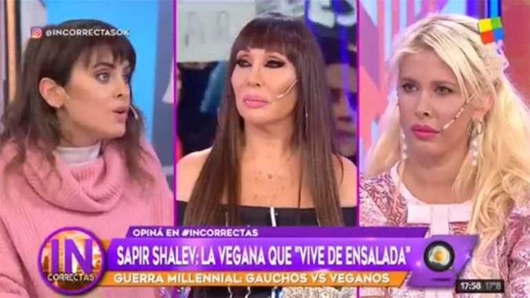 Silvina Luna indignada por la brutal pregunta sexual de Moria a una vegana que fue a La Rural