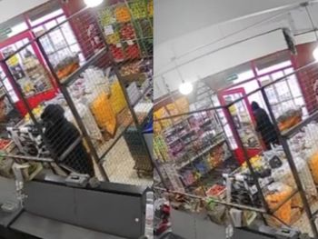 Video: entró armado a una verdulería al grito de esto es un asalto, disparó y huyó sin robar nada.