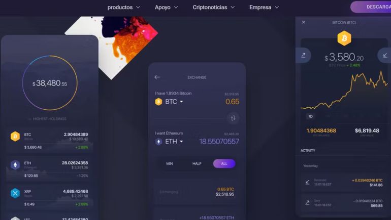 Exodus, es considerada una de las billeteras virtuales de criptomonedas más seguras. Exodus, es considerada una de las billeteras virtuales de criptomonedas más seguras.