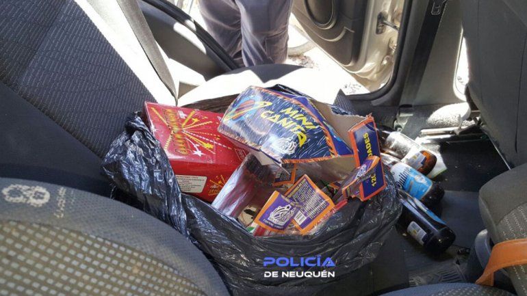 Secuestraron pirotecnia ilegal en Plottier