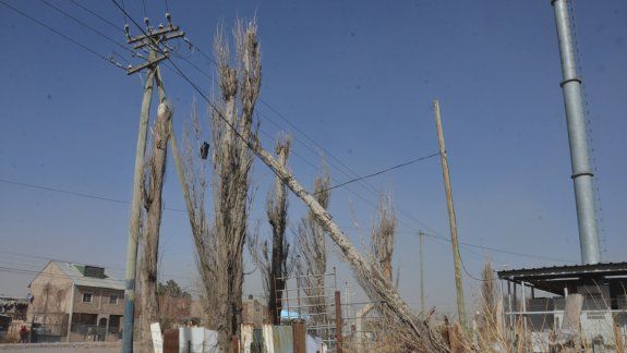 Siguen los trabajos para normalizar la luz en Senillosa y Vista Alegre