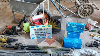 Los delincuentes ocultaban un valioso botín en sus aguantaderos de Plottier.