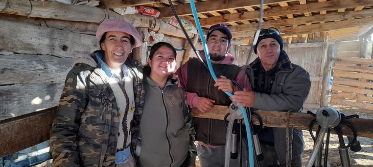 Guada, con Jorgelina, José y Mauricio. Foto: gentileza Guada, con Jorgelina, José y Mauricio. Foto: gentileza