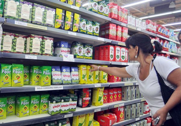 Los paquetes de medio kilo, los que más se consumieron en abril.