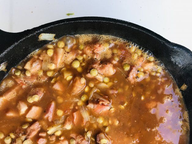 Guiso de lentejas, ideal para los días frescos.