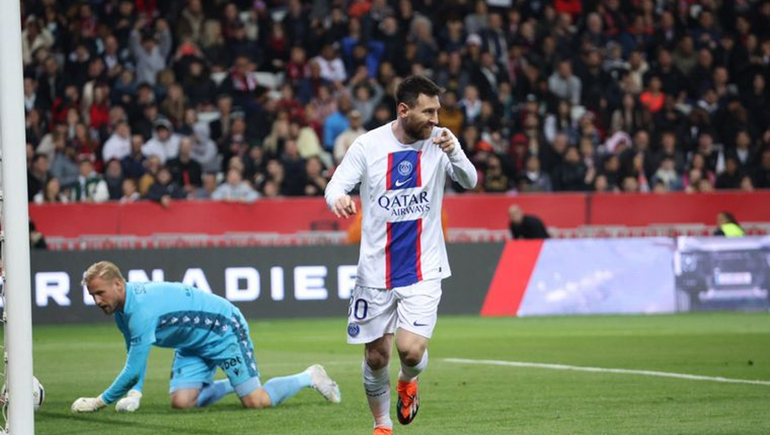 Golazo y récord para Messi en la victoria del PSG