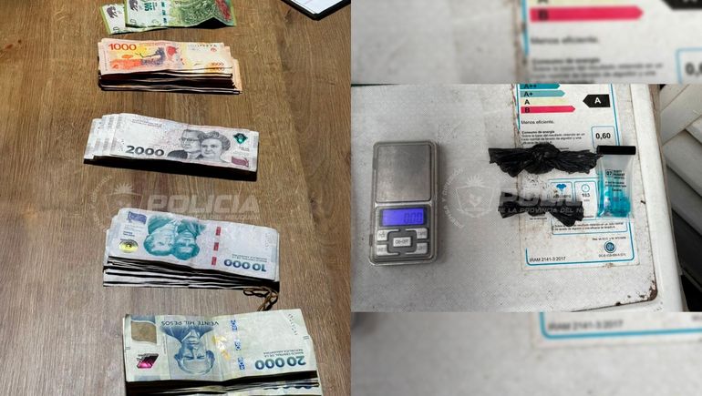 Violencia familiar: allanaron en busca de armas y dieron con dosis de cocaína