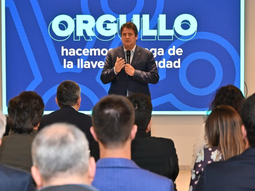 Mariano Gaido destacó los números del presupuesto 2026. Mariano Gaido destacó los números del presupuesto 2026.