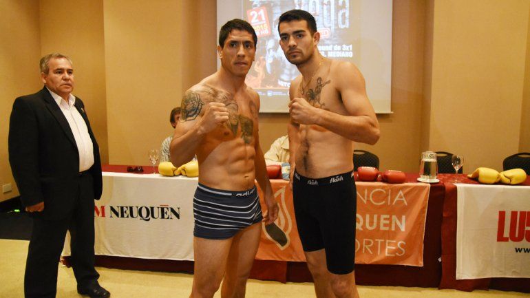 Gastón Vega y Martín Ríos ayer