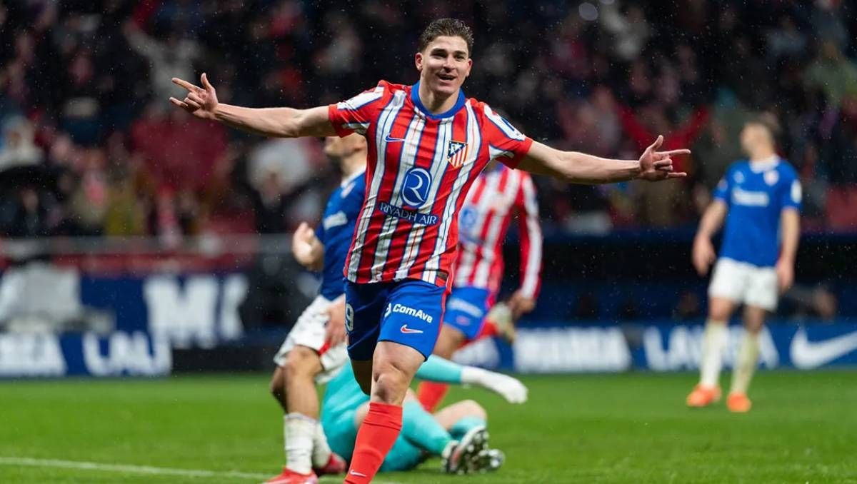 Julián Álvarez intratable: cuántos goles marcó en Europa desde que se fue de River