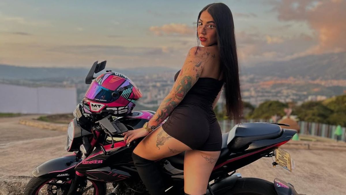 Las motos eran su principal pasión, pero la influencer también compartía estilo de vida y tatuajes.