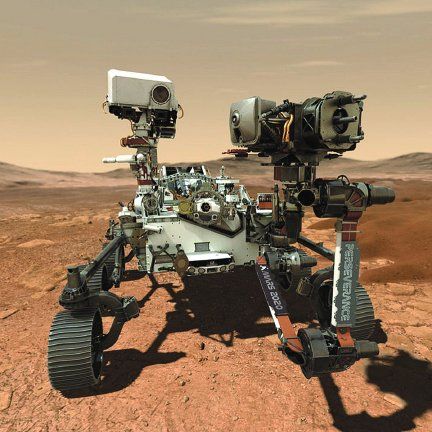 El rover Perseverance en Marte El rover Perseverance en Marte