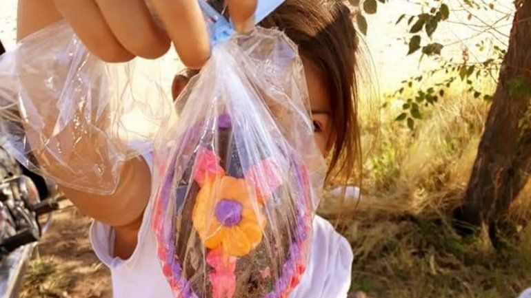 Huevos de Pascua y cine para los chicos de Nueva Esperanza