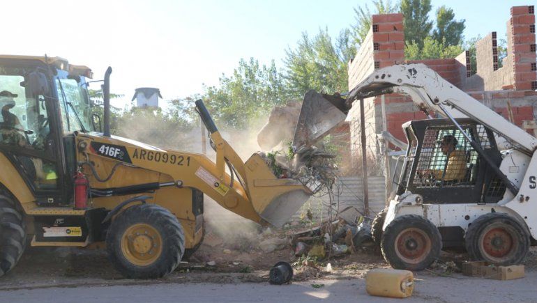 Retiraron 8 toneladas de residuos voluminosos en dos días en Barrio Esfuerzo