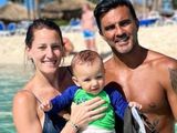 Mica y fabián festejaron el primer cumpleaños de su hijo Luca.