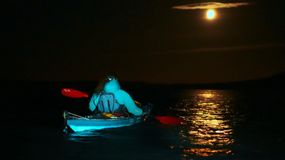 La travesía por el Río Santa Cruz de noche fue la etapa más dificil. | LM Neuquen La travesía por el Río Santa Cruz de noche fue la etapa más dificil.