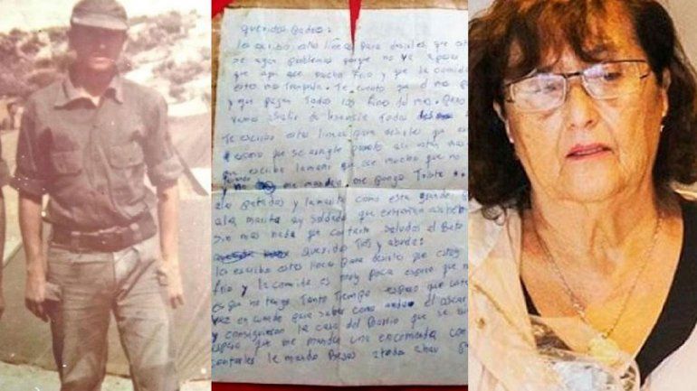La carta de un caído en Malvinas que llegó ahora
