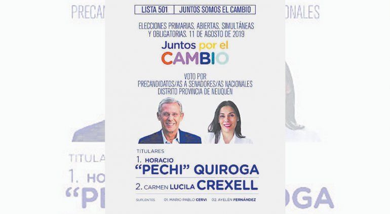 Confirmaron que la foto de Pechi estará en las boletas electorales