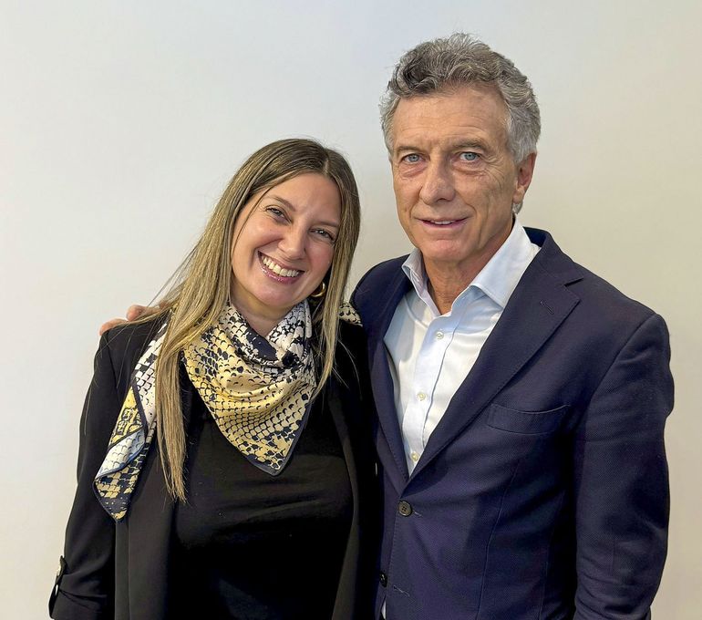 Mauricio Macri y Silvia Lospenato. Mauricio Macri y Silvia Lospenato.