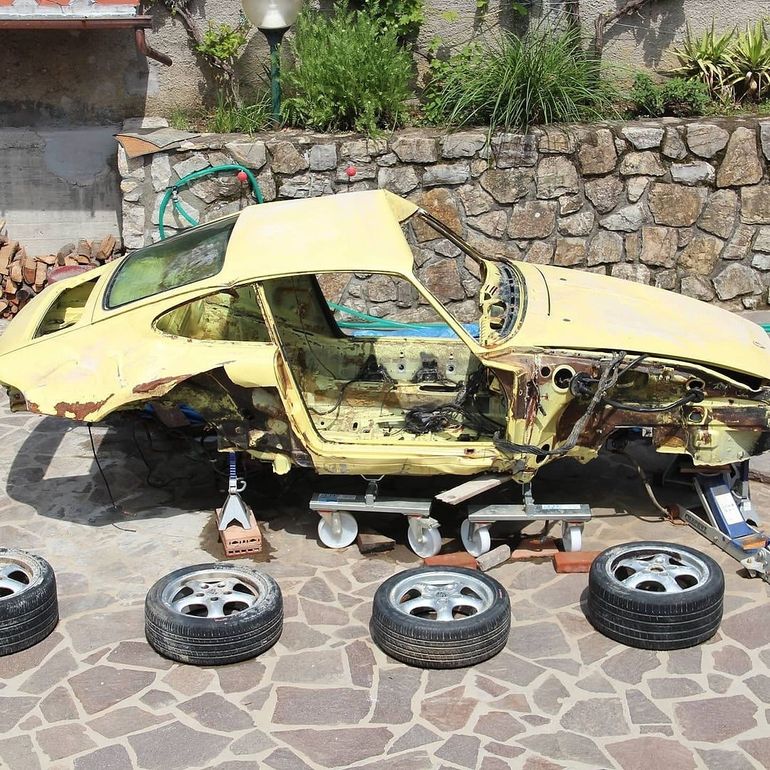 El primer desarme luego de la limpieza. (foto: @limoncellaprojekt ) El primer desarme luego de la limpieza. (foto: @limoncellaprojekt )