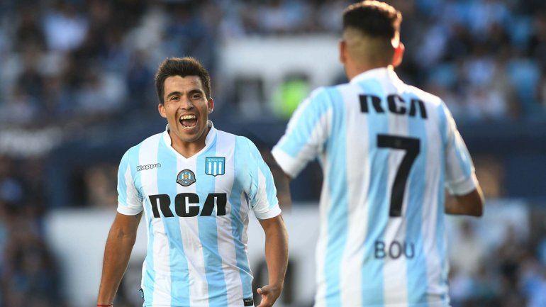 El Huevo la rompió en la victoria de Racing y lo coronó con un golazo.&nbsp;
