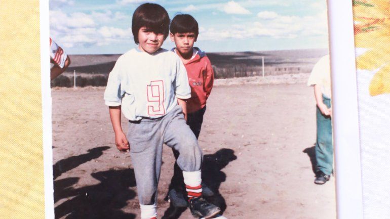 Acuña fue Albinegro por unos días a los 8 años