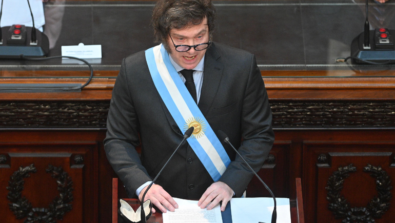 Javier Milei fue apuntado por la libertad de prensa en Argentina, puntualmente por lo ocurrido con Télam. Javier Milei fue apuntado por la libertad de prensa en Argentina, puntualmente por lo ocurrido con Télam.