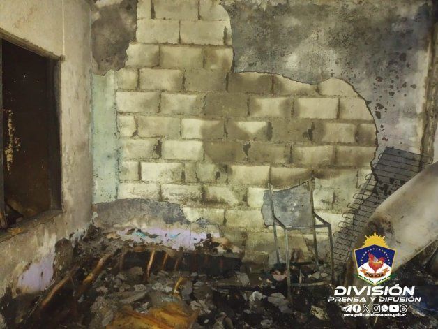 Un incendio consumió una vivienda en Don Bosco. Gentileza. Un incendio consumió una vivienda en Don Bosco. Gentileza.