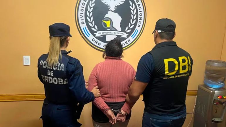 La mujer de 29 años se encuentra detenida por la muerte de Monteiro. (Foto: Policía de Córdoba) La mujer de 29 años se encuentra detenida por la muerte de Monteiro. (Foto: Policía de Córdoba)