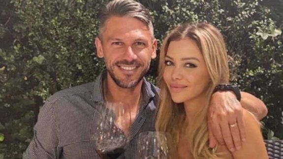 Martín Demichelis y Evangelina Anderson