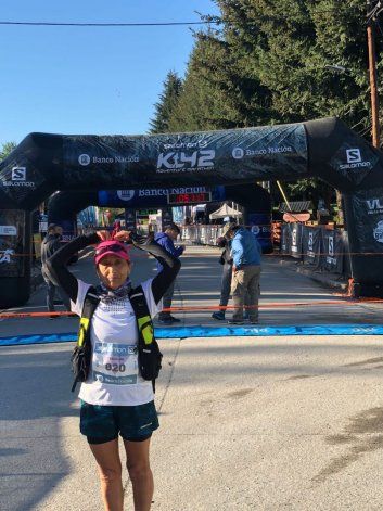 Tegualda Quintrileo, la abuela neuquina amante del deporte.