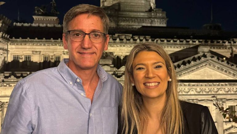 Los dirigentes de La Libertad Avanza en Neuquén. Andrés Ros y Nadia Márquez. Los dirigentes de La Libertad Avanza en Neuquén. Andrés Ros y Nadia Márquez.
