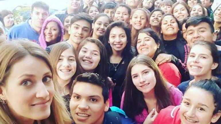 La imagen que eligió Micaela para su descargo en Instagram.