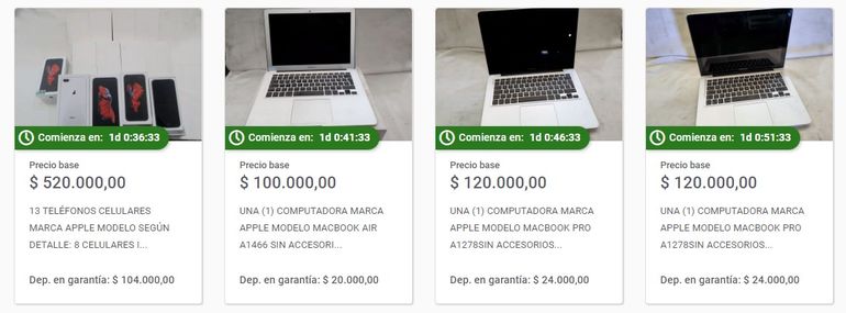 Algunos de los lotes más interesantes de la subasta del Banco Ciudad. Algunos de los lotes más interesantes de la subasta del Banco Ciudad.