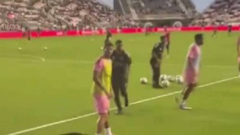 La insólita reacción de De Paul cuando le anunciaron el gol de Racing a Vélez durante un duelo del Inter Miami