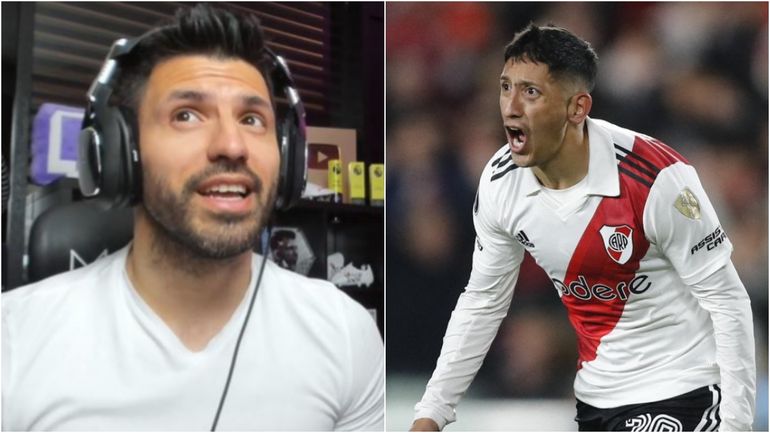 El Kun Agüero dio un fuerte veredicto sobre Aliendro, la estrella de River