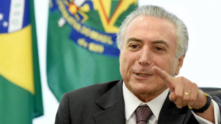 Temer fue grabado dando su aval a un soborno